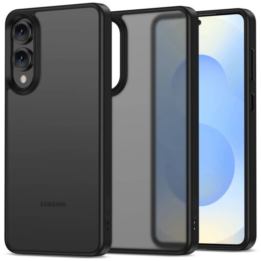 Samsung S25 EDGE umbris silikoonist servade ja plastikust tagusega MagMat matt must