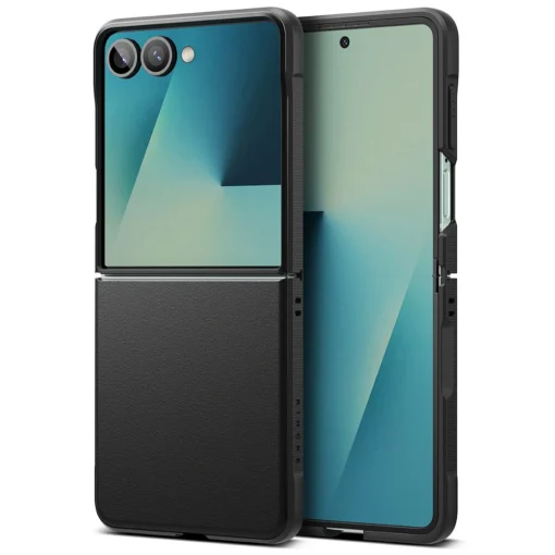 Samsung Z Flip 7 umbris plastikust ja silikoonist Ringke Onyx must 3