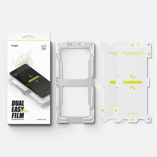 Samsung Z Flip 7 valimise ekraani kaitseklaas Ringke Easy PRO 2tk 1