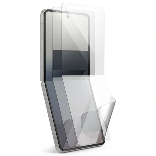 Samsung Z Flip 7 valimise ekraani kaitseklaas Ringke Easy PRO 2tk 4
