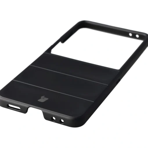 Samsung Z Flip7 umbris Bizon Case Tur silikoonist must 2