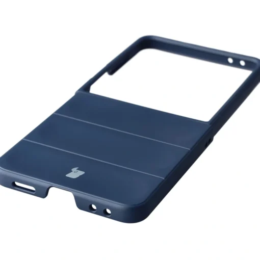 Samsung Z Flip7 umbris Bizon Case Tur silikoonist tumesinine 3