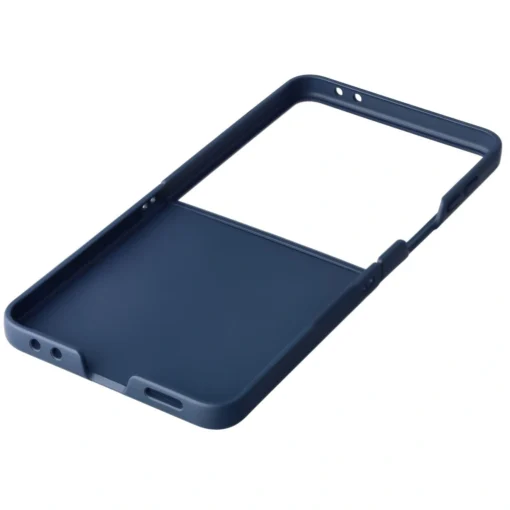 Samsung Z Flip7 umbris Bizon Case Tur silikoonist tumesinine 4