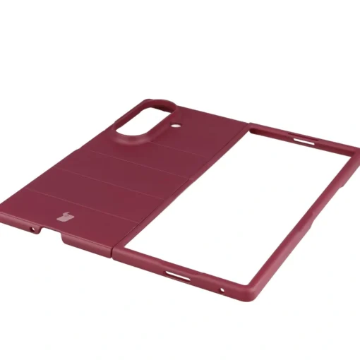 Samsung Z Fold7 umbris Bizon Case Tur silikoonist burgundy 2
