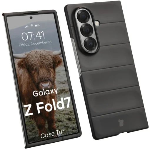 Samsung Z Fold7 umbris Bizon Case Tur silikoonist must 2