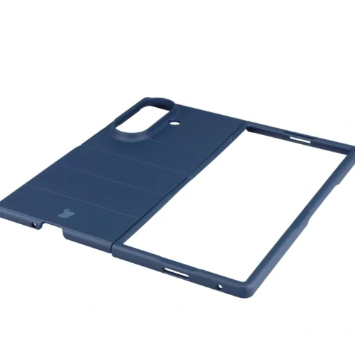 Samsung Z Fold7 umbris Bizon Case Tur silikoonist tumesinine 5