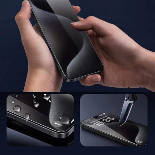 iPhone 17 17 PRO kaitseklaaside komplekt Glass Fit labipaistev 2tk 3