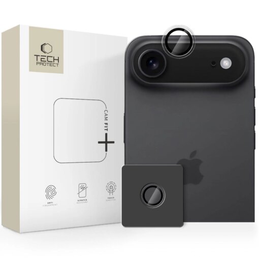 iPhone 17 AIR kaamera kaitseklaas Camring Fit labipaistev