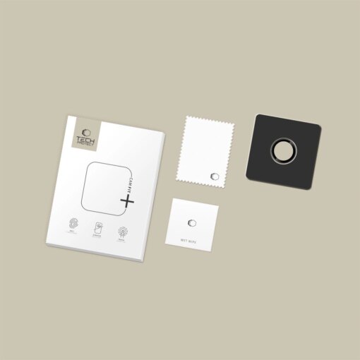 iPhone 17 AIR kaamera kaitseklaas Camring Fit must 3