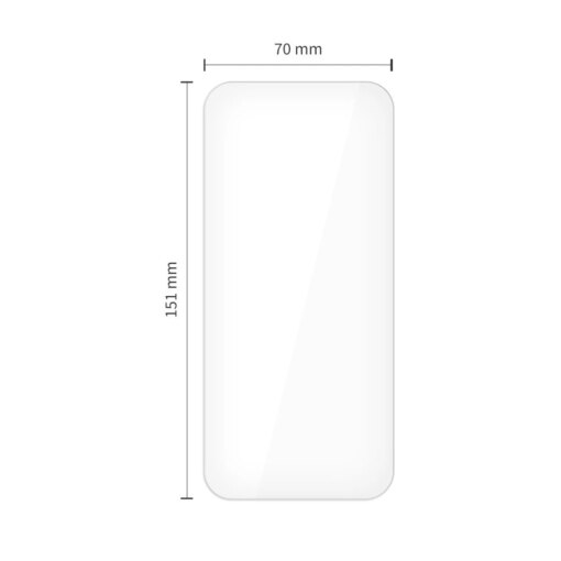iPhone 17 AIR kaitseklaaside komplekt Glass Fit labipaistev 2tk 1