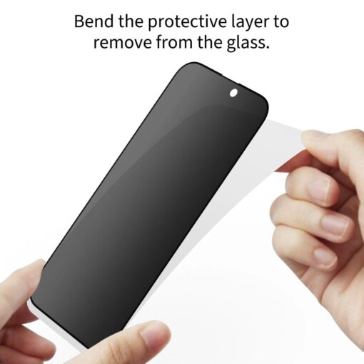 iPhone 17 AIR kaitseklaaside komplekt Glass Spy Privacy 2tk 5