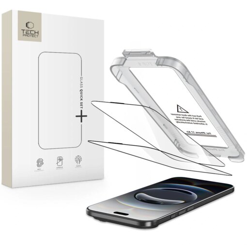 iPhone 17 AIR kaitseklaaside komplekt Quick Set 2tk