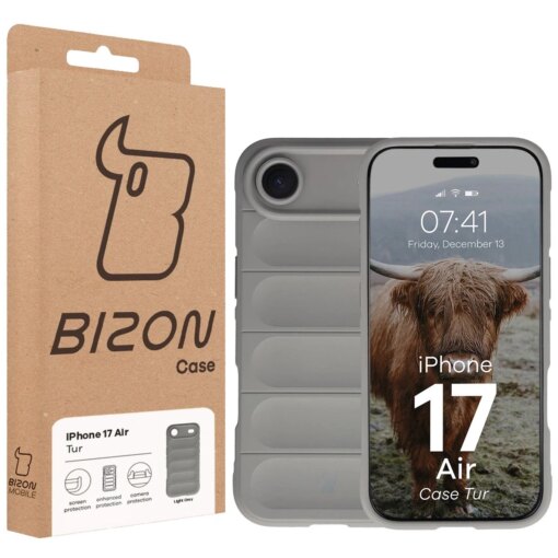 iPhone 17 AIR umbris Bizon Case Tur silikoonist helehall 7
