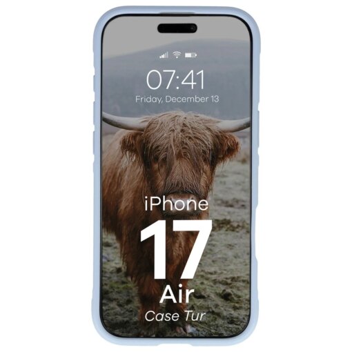 iPhone 17 AIR umbris Bizon Case Tur silikoonist helesinine 4