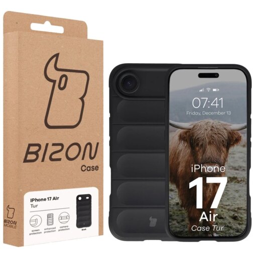iPhone 17 AIR umbris Bizon Case Tur silikoonist must 7