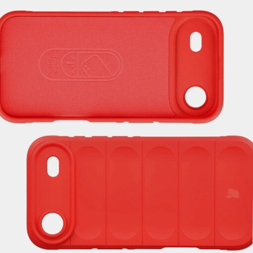 iPhone 17 AIR umbris Bizon Case Tur silikoonist punane 5