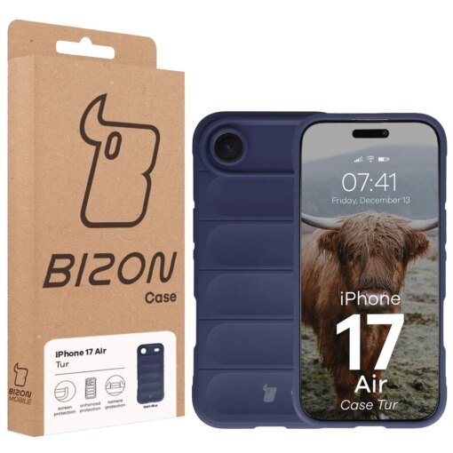 iPhone 17 AIR umbris Bizon Case Tur silikoonist tumesinine 7