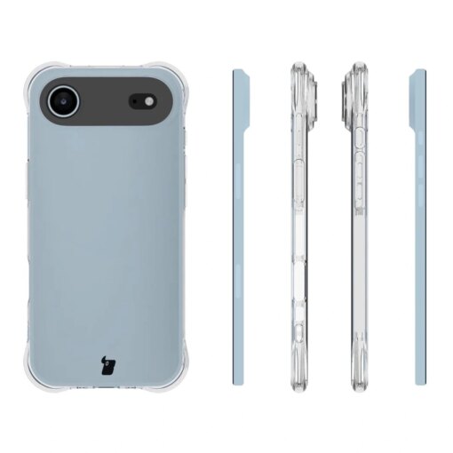 iPhone 17 AIR umbris Bizon Salpa silikoonist tugevdatud nurkadega labipaistev 2