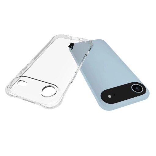 iPhone 17 AIR umbris Bizon Salpa silikoonist tugevdatud nurkadega labipaistev 3