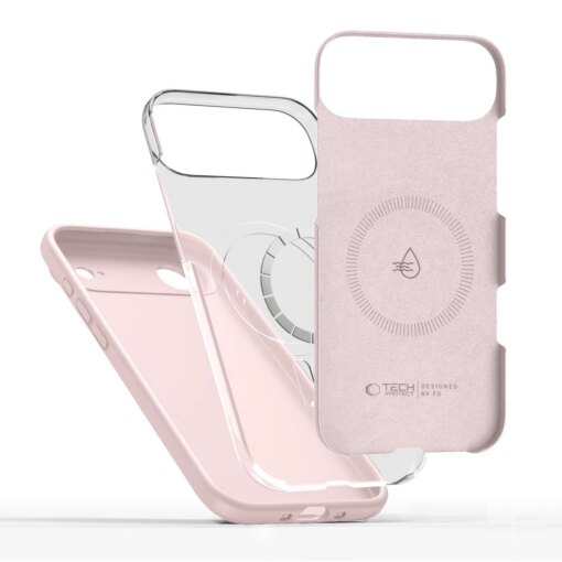 iPhone 17 AIR umbris MagSafe Silicone silikoonist roosa parl 1