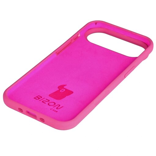 iPhone 17 AIR umbris silikoonist Bizon Soft Case fuksia 3
