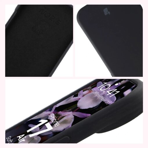 iPhone 17 AIR umbris silikoonist Bizon Soft Case must 5