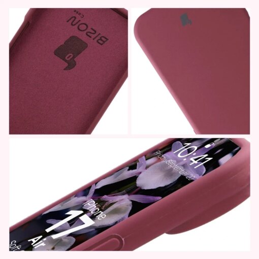 iPhone 17 AIR umbris silikoonist Bizon Soft Case tumelilla 5