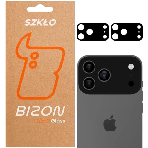 iPhone 17 PRO MAX kaamera kaitseklaa Bizon Glass Lens 2tk