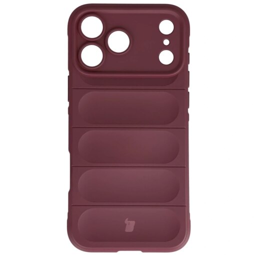 iPhone 17 PRO MAX umbris Bizon Case Tur silikoonist burgundy 1