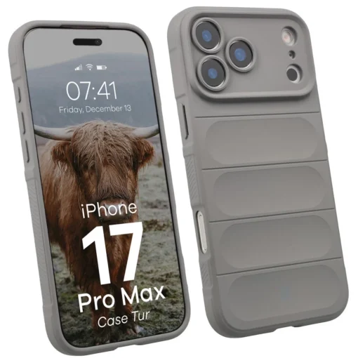 iPhone 17 PRO MAX umbris Bizon Case Tur silikoonist helehall 1