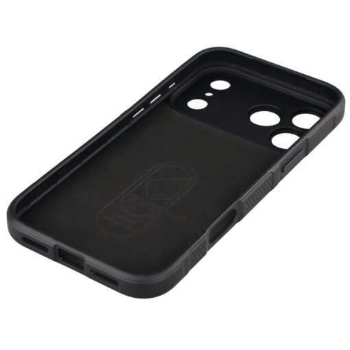 iPhone 17 PRO MAX umbris Bizon Case Tur silikoonist must 3