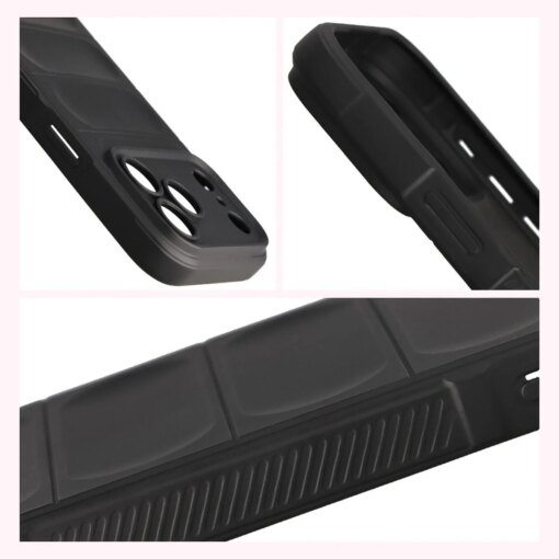 iPhone 17 PRO MAX umbris Bizon Case Tur silikoonist must 6