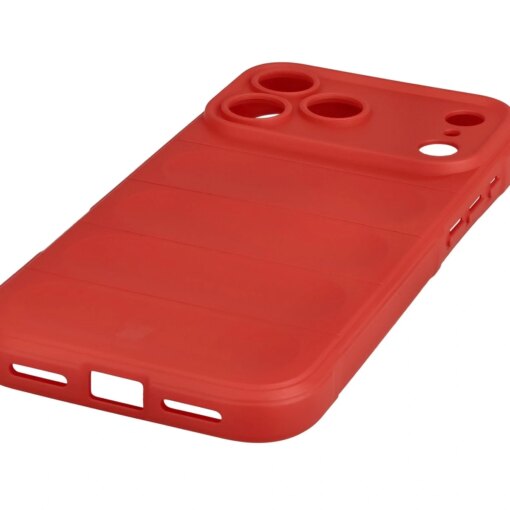 iPhone 17 PRO MAX umbris Bizon Case Tur silikoonist punane 2