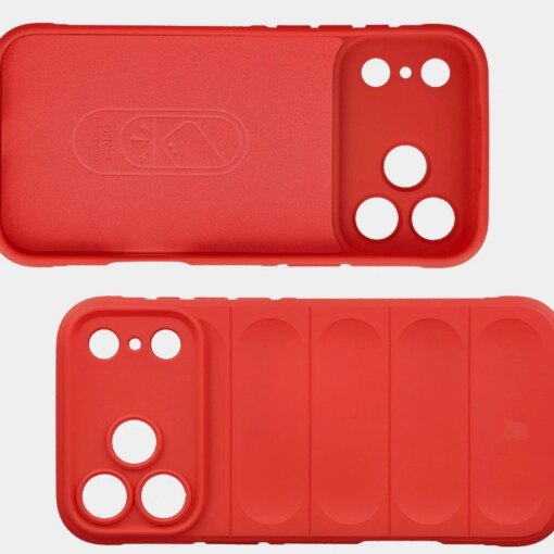 iPhone 17 PRO MAX umbris Bizon Case Tur silikoonist punane 5