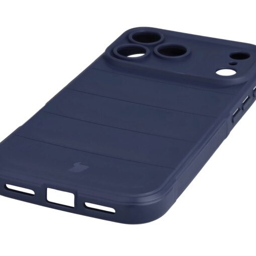 iPhone 17 PRO MAX umbris Bizon Case Tur silikoonist tumesinine 2