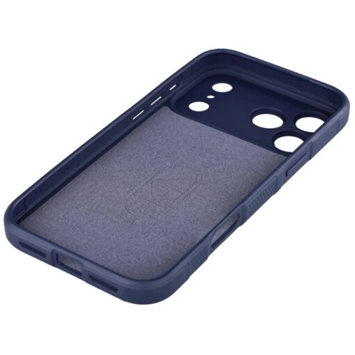 iPhone 17 PRO MAX umbris Bizon Case Tur silikoonist tumesinine 3