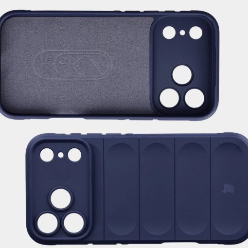 iPhone 17 PRO MAX umbris Bizon Case Tur silikoonist tumesinine 5