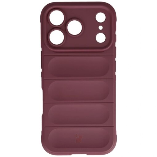 iPhone 17 PRO umbris Bizon Case Tur silikoonist burgundy 1