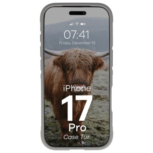 iPhone 17 PRO umbris Bizon Case Tur silikoonist helehall 4