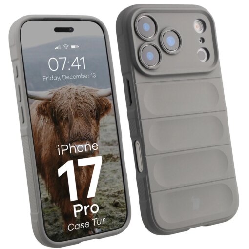 iPhone 17 PRO umbris Bizon Case Tur silikoonist helehall