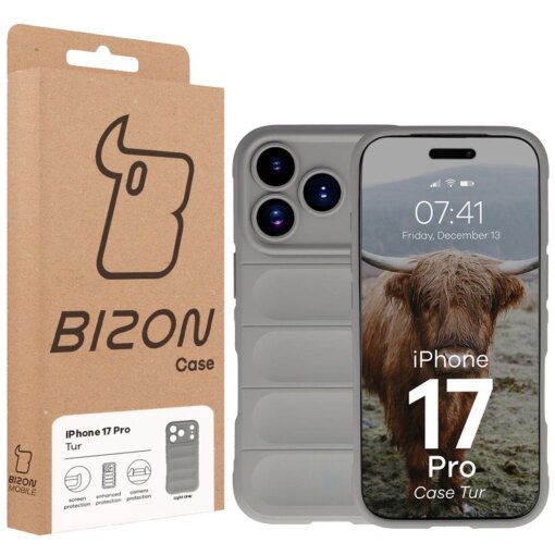 iPhone 17 PRO umbris Bizon Case Tur silikoonist helehall 7