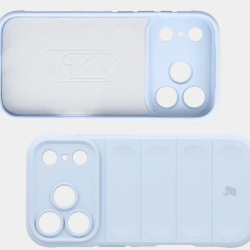 iPhone 17 PRO umbris Bizon Case Tur silikoonist helesinine 5