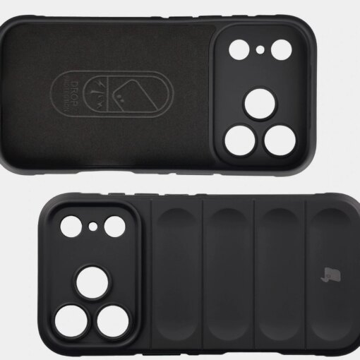 iPhone 17 PRO umbris Bizon Case Tur silikoonist must 5