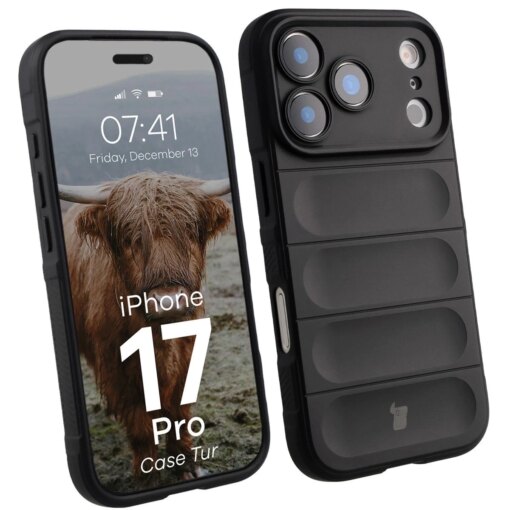 iPhone 17 PRO umbris Bizon Case Tur silikoonist must