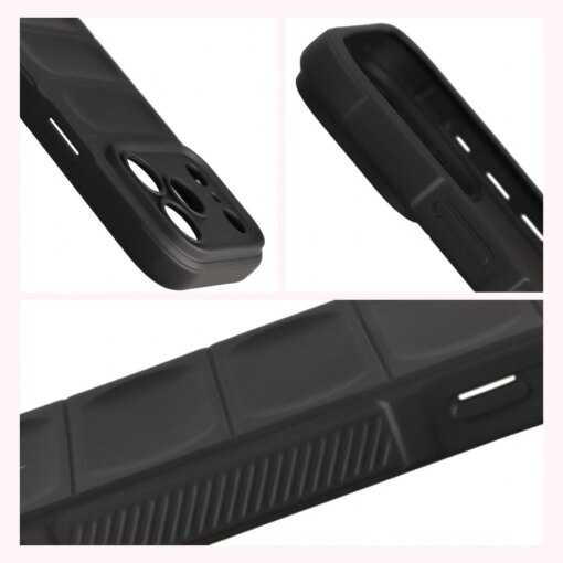 iPhone 17 PRO umbris Bizon Case Tur silikoonist must 6