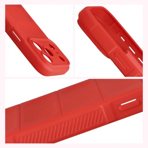 iPhone 17 PRO umbris Bizon Case Tur silikoonist punane 6