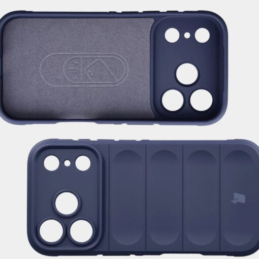 iPhone 17 PRO umbris Bizon Case Tur silikoonist tumesinine 5