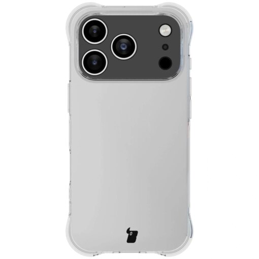 iPhone 17 PRO umbris Bizon Salpa silikoonist tugevdatud nurkadega labipaistev 1