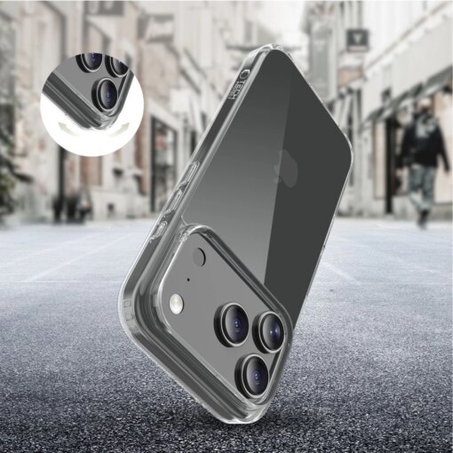 iPhone 17 PRO umbris Flexair Hybrid silikoonist labipaistev 1