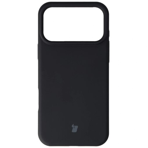 iPhone 17 Pro Max umbris silikoonist Bizon Soft Case must 1